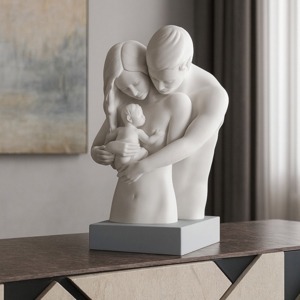 Visualizza i dettagli per Busto famiglia soprammobile moderno Busto famiglia soprammobile moderno