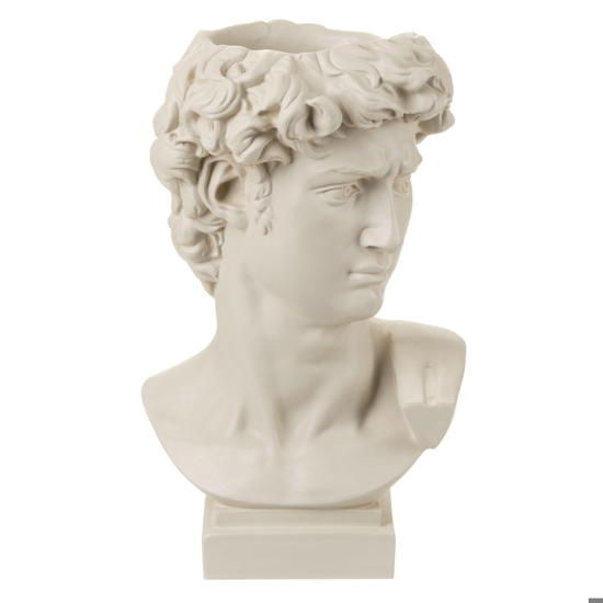 Bongelli preziosi scultura testa david vaso nocciola h30 Bongelli preziosi scultura testa david vaso nocciola h30