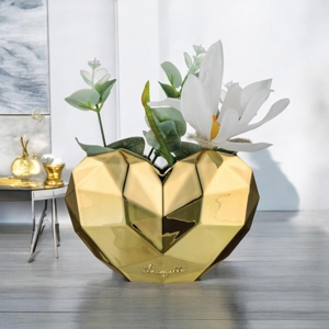 Visualizza i dettagli per Soprammobile vaso grande cuore design oro h20 bongelli preziosi Soprammobile vaso grande cuore design oro h20 bongelli preziosi