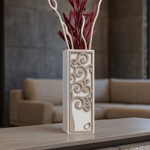 Visualizza i dettagli per Vaso moderno albero della vita nocciola bongelli preziosi Vaso moderno albero della vita nocciola bongelli preziosi