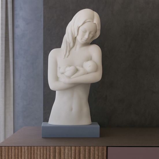 Busto maternita sentimenti bianco carta da zucchero Busto maternita sentimenti bianco carta da zucchero