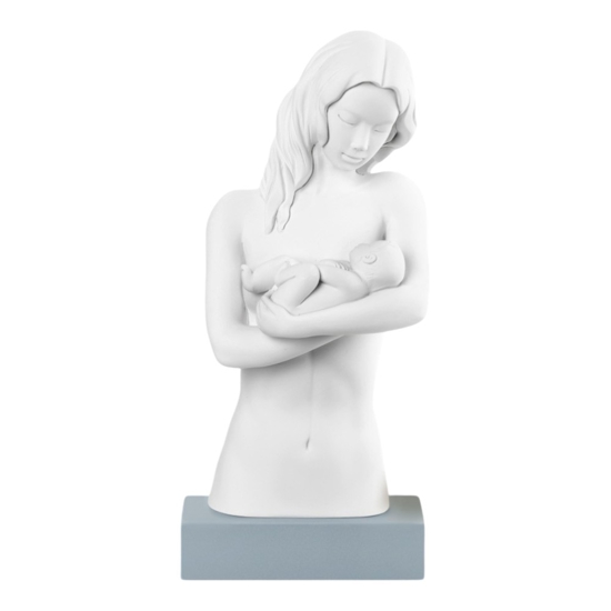 Busto maternita sentimenti bianco carta da zucchero Busto maternita sentimenti bianco carta da zucchero