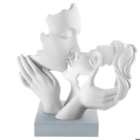 Scultura coppia mani face carta h23 da zucchero Scultura coppia mani face carta h23 da zucchero