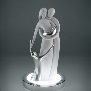 Lampada da tavolo statuina led famiglia