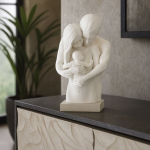 Visualizza i dettagli per Bongelli preziosi soprammobile busto famiglia nocciola Bongelli preziosi soprammobile busto famiglia nocciola