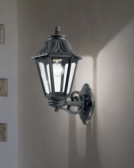 Dafne ap1 big applique da esterno lanterna nera ip55 ideal lux Dafne ap1 big applique da esterno lanterna nera ip55 ideal lux