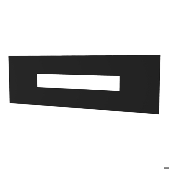 Applique rettangolare led nero moderno wally toplight Applique rettangolare led nero moderno wally toplight