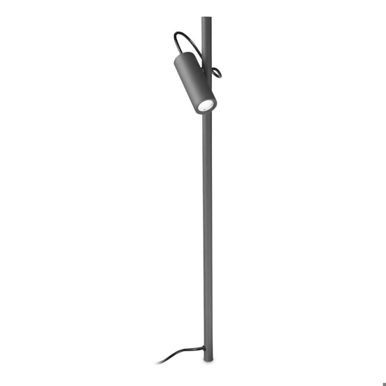 Lampione da giardino hub pt h074 ideal lux 74cm led 3000k ip54 antracite Lampione da giardino hub pt h074 ideal lux 74cm led 3000k ip54 antracite