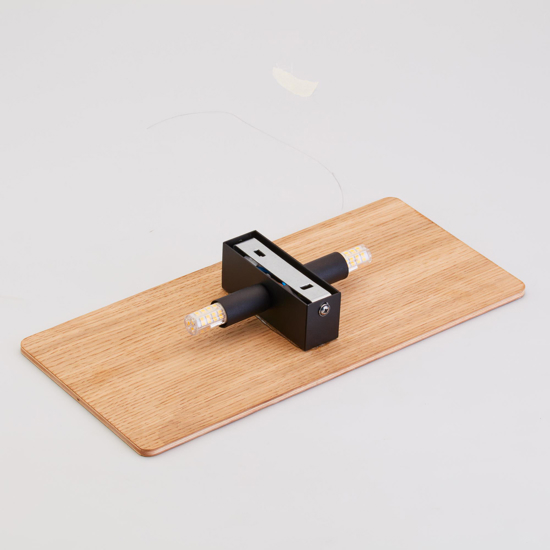 Applique di legno moderna da parete rettangolare Applique di legno moderna da parete rettangolare