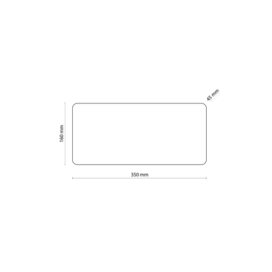 Applique di legno moderna da parete rettangolare Applique di legno moderna da parete rettangolare