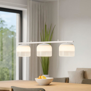 Visualizza i dettagli per Spirito mayotni lampadario per soggiorno bianco vetro trasparente led 3000k Spirito mayotni lampadario per soggiorno bianco vetro trasparente led 3000k
