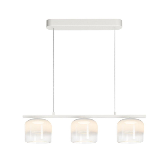 Spirito mayotni lampadario per soggiorno bianco vetro trasparente led 3000k Spirito mayotni lampadario per soggiorno bianco vetro trasparente led 3000k