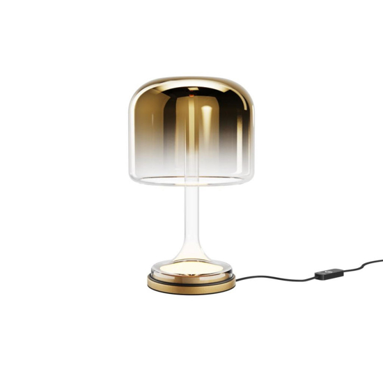 Abat-jour da comodino camera da letto maytoni spirito oro led 3000k