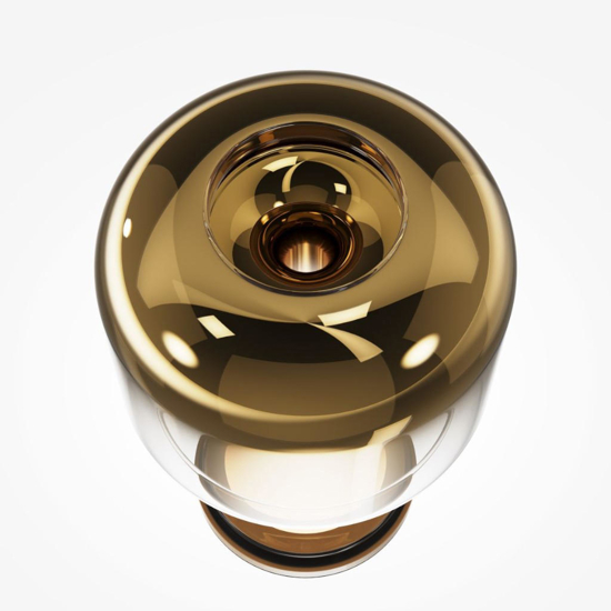 Abat-jour da comodino camera da letto maytoni spirito oro led 3000k