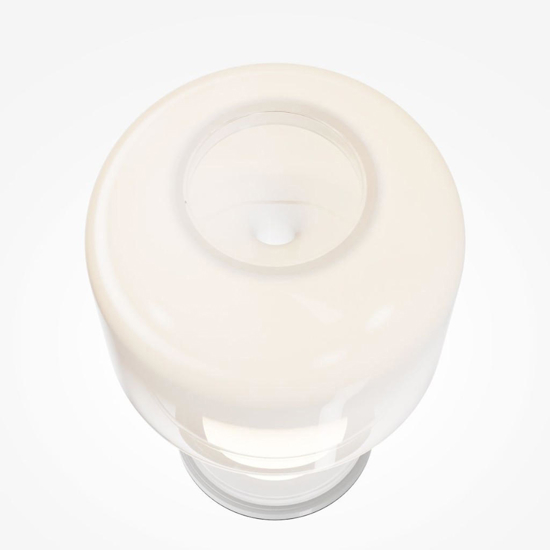 Abat-jour lampada da comodino maytoni spirito vetro bianco led 3000k