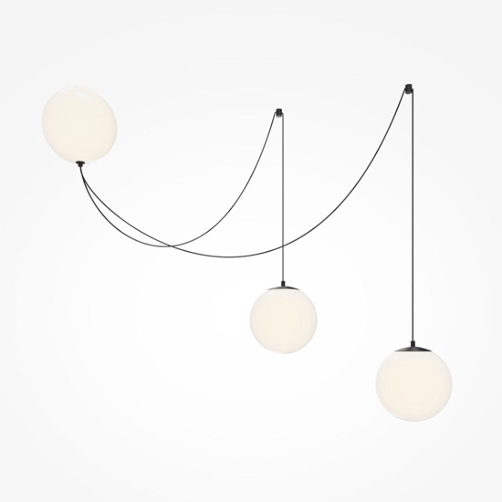 Lampadario sfere a sospensioni maytoni twins led 3000k