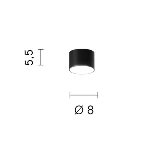 Boiler ondaluce faretti tondo bianco led cct 3000k 4000k dimmerabile