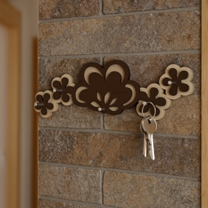 Visualizza i dettagli per Appendichiavi da parete magnetico moderno legno Appendichiavi da parete magnetico moderno legno