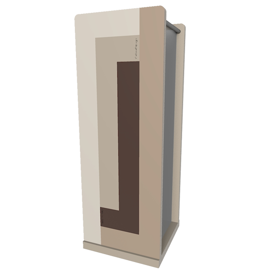 Portaombrelli moderno da ingresso cioccolato