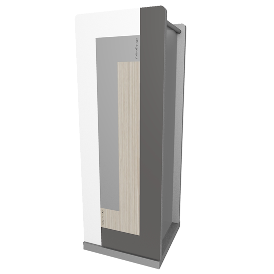 Portaombrelli moderno da ingresso rovere breeze