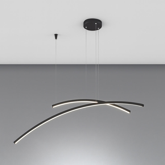 Top light lampadario moderno kawaii nero per soggiorno 43w cct dimmerabile Top light lampadario moderno kawaii nero per soggiorno 43w cct dimmerabile