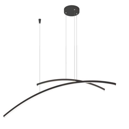 Top light lampadario moderno kawaii nero per soggiorno 43w cct dimmerabile Top light lampadario moderno kawaii nero per soggiorno 43w cct dimmerabile