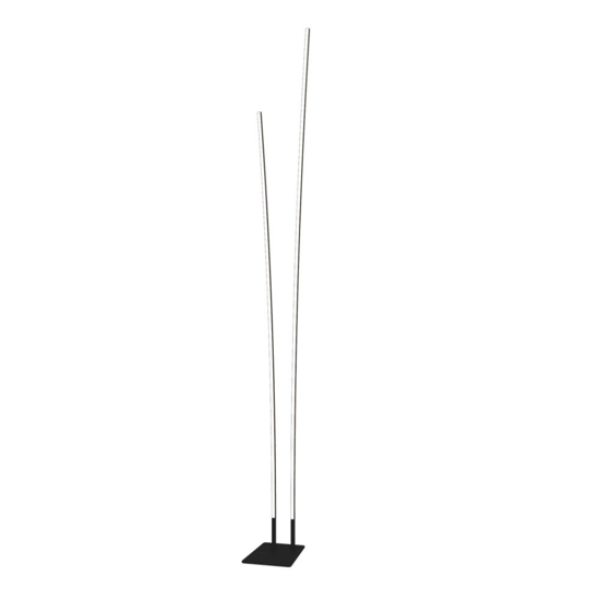 Piantana nera top light kawaii design moderna led cct dimmerabile