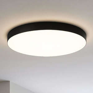 Visualizza i dettagli per Plafoniera moderna ondaluce boiler nero led cct 3000k 4000k 40cm Plafoniera moderna ondaluce boiler nero led cct 3000k 4000k 40cm