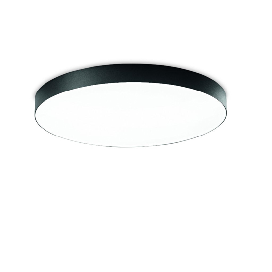 Plafoniera moderna boiler ondaluce led cct 3000k 4000k 60cm nero Plafoniera moderna boiler ondaluce led cct 3000k 4000k 60cm nero