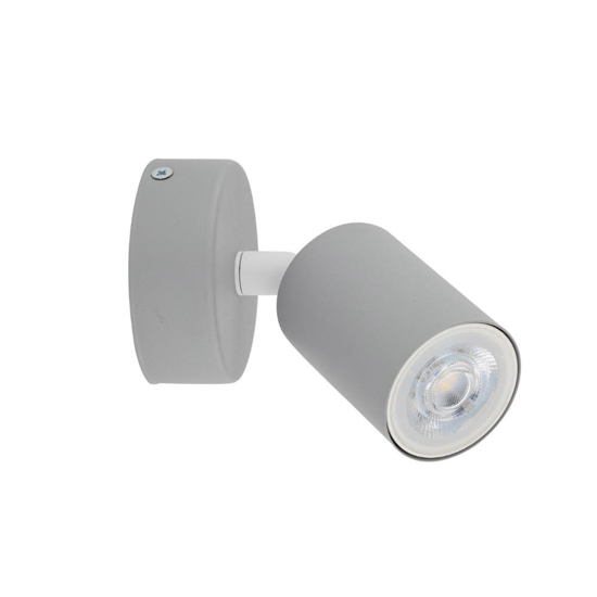 Applique da parete spot grigio orientabile Applique da parete spot grigio orientabile