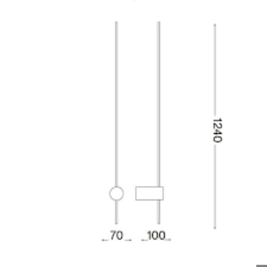 Applique essence ap2 20w bianco ideal lux moderna