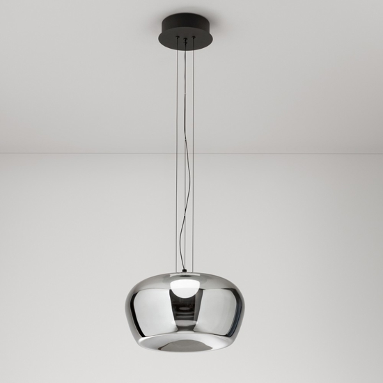 Lampadario perenz kave fume specchiato per sala da pranzo led 3000k Lampadario perenz kave fume specchiato per sala da pranzo led 3000k