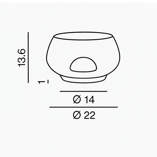Lampada da comodino abat jour in vetro bianco led 3000k moderna kave perenz Lampada da comodino abat jour in vetro bianco led 3000k moderna kave perenz
