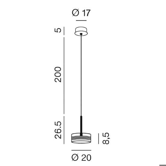Aere perenz lampada a sospensione oro rosa led 3000k moderna Aere perenz lampada a sospensione oro rosa led 3000k moderna