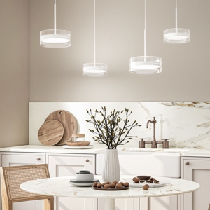 Visualizza i dettagli per Lampadario aere perenz bianco per tavolo soggiorno moderno Lampadario aere perenz bianco per tavolo soggiorno moderno