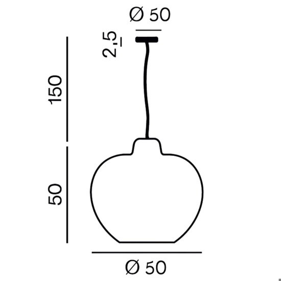 Lampadario boccia di vetro 50cm ambra moderna big blowl perenz Lampadario boccia di vetro 50cm ambra moderna big blowl perenz