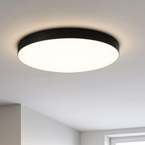 Visualizza i dettagli per Boiler ondaluce plafoniera rotonda led cct 3000k+4000k nera 80cm Boiler ondaluce plafoniera rotonda led cct 3000k+4000k nera 80cm