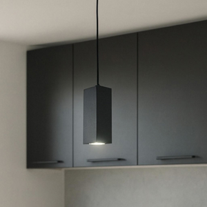 Visualizza i dettagli per Lampada a sospensione nera per isola cucina ondaluce aloa pc Lampada a sospensione nera per isola cucina ondaluce aloa pc