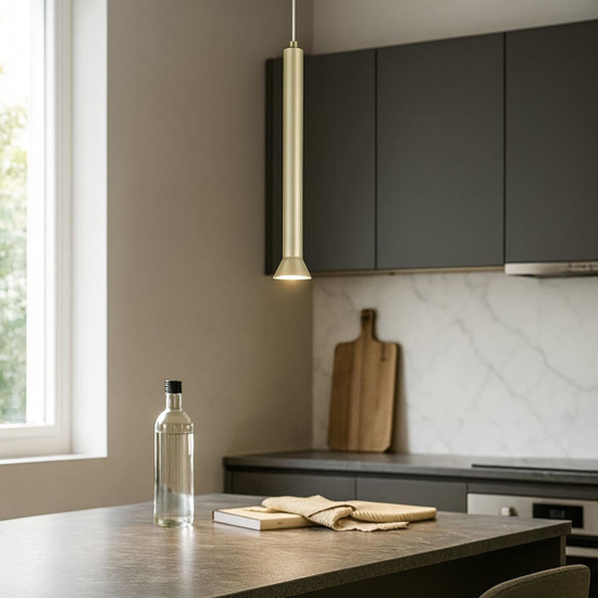 Ondaluce so lila gr lampada a sospensione per penisola cucina oro Ondaluce so lila gr lampada a sospensione per penisola cucina oro