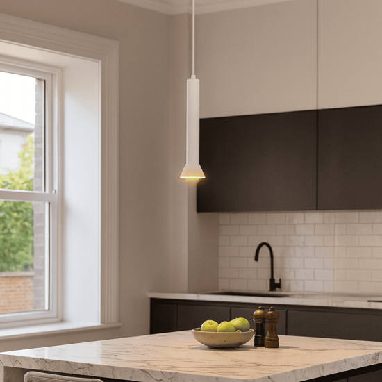 Ondaluce so lila pc lampada a sospensione per isola cucina bianca Ondaluce so lila pc lampada a sospensione per isola cucina bianca