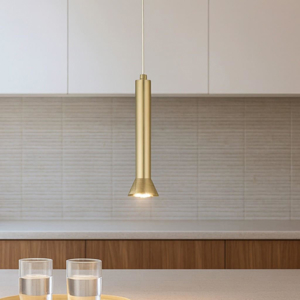 So lila pc ondaluce lampada a sospensione per bancone cucina metallo oro