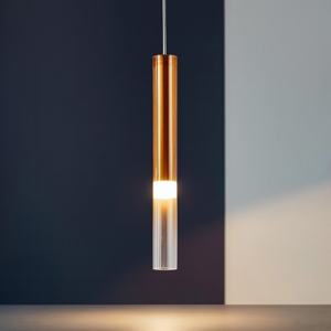 Visualizza i dettagli per Lampada a sospensione oro led 3000k poule perenz in vetro ambra dimmerabile Lampada a sospensione oro led 3000k poule perenz in vetro ambra dimmerabile