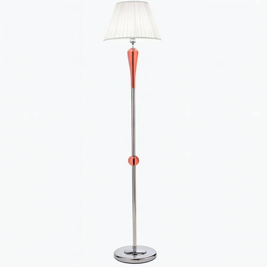 Lampada da terra ondaluce pt villa vetro decorativi ambra