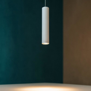 Visualizza i dettagli per Ondaluce filo lampada a sospensione cilindrica bianca per isola cucina Ondaluce filo lampada a sospensione cilindrica bianca per isola cucina