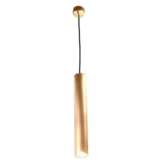 Ondaluce filo pc lampada a sospensione cilindrica 30cm oro sabbiato gu10 Ondaluce filo pc lampada a sospensione cilindrica 30cm oro sabbiato gu10