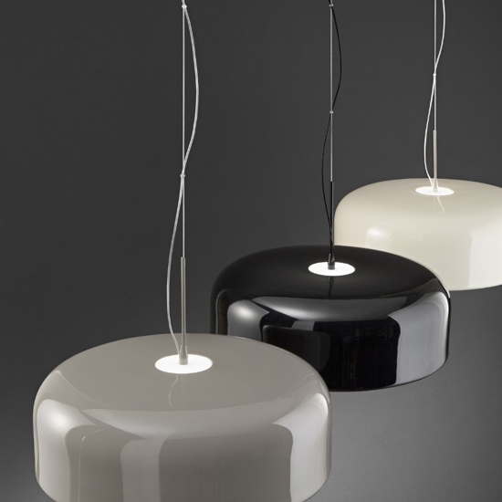 Lampadario velia panna perenz led 50w cct biemissione per cucina