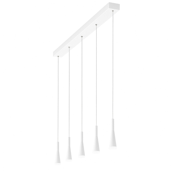 Lampadario per tavolo da pranzo perenz cone bianco led 3000k