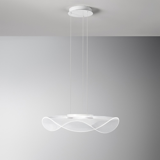 Lampadario per cucina moderna led 45w 3000k medusa perenz