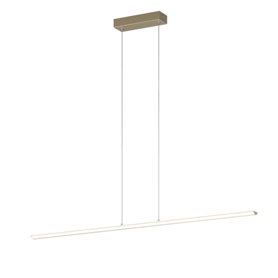 Lampadario orizzontale per tavolo cucina oro led 42w cct top light malika