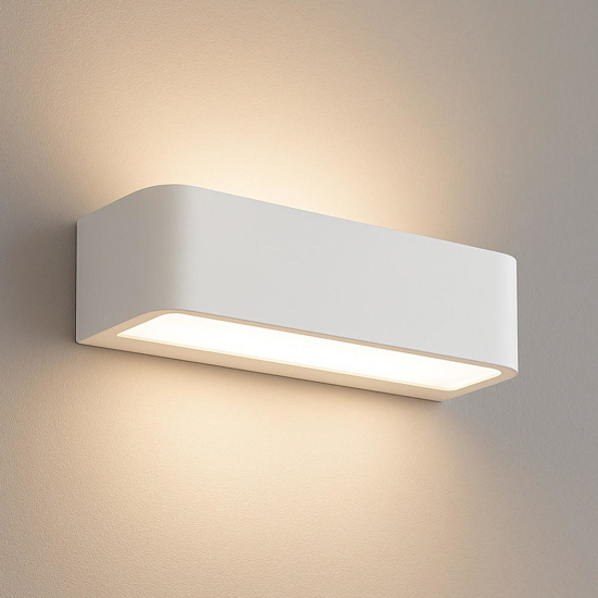 Applique moderna da parete rettangolare led 31w cct top light smart bianca